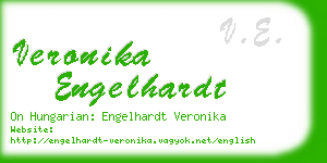 veronika engelhardt business card